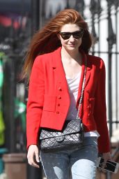 Nicola Roberts Street Style - Out in London, April 2015