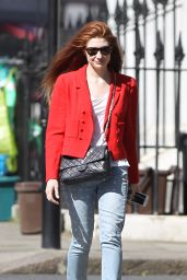 Nicola Roberts Street Style - Out in London, April 2015