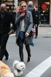 Olivia Palermo Casual Style - Out in Soho, New York, April 2015