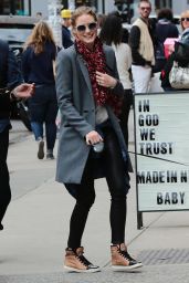 Olivia Palermo Casual Style - Out in Soho, New York, April 2015