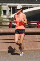 Pippa Middleton - Jogging in London, April 2015