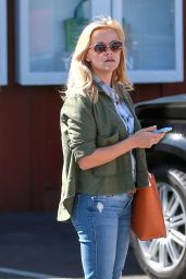 Reese Witherspoon in Tight Jeans - Out in Brentwood, April 2015