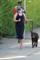 Reese Witherspoon - Jogging in Brentwood, April 2015