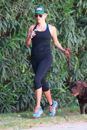 Reese Witherspoon - Jogging in Brentwood, April 2015
