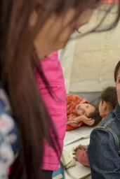 Salma Hayek - Meets With Syrian Refugees During Her Visit With UNICEF in the Bekaa Valley
