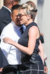 Scarlett Johansson Arriving to Appear on Jimmy Kimmel Live! in Hollywood - April 2015