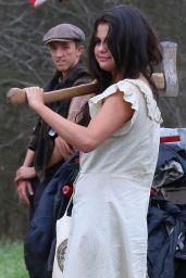 Selena Gomez - On Set of Dubious Battle in Atlanta - March 2015