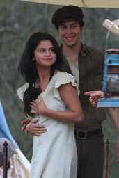 Selena Gomez on Set of 