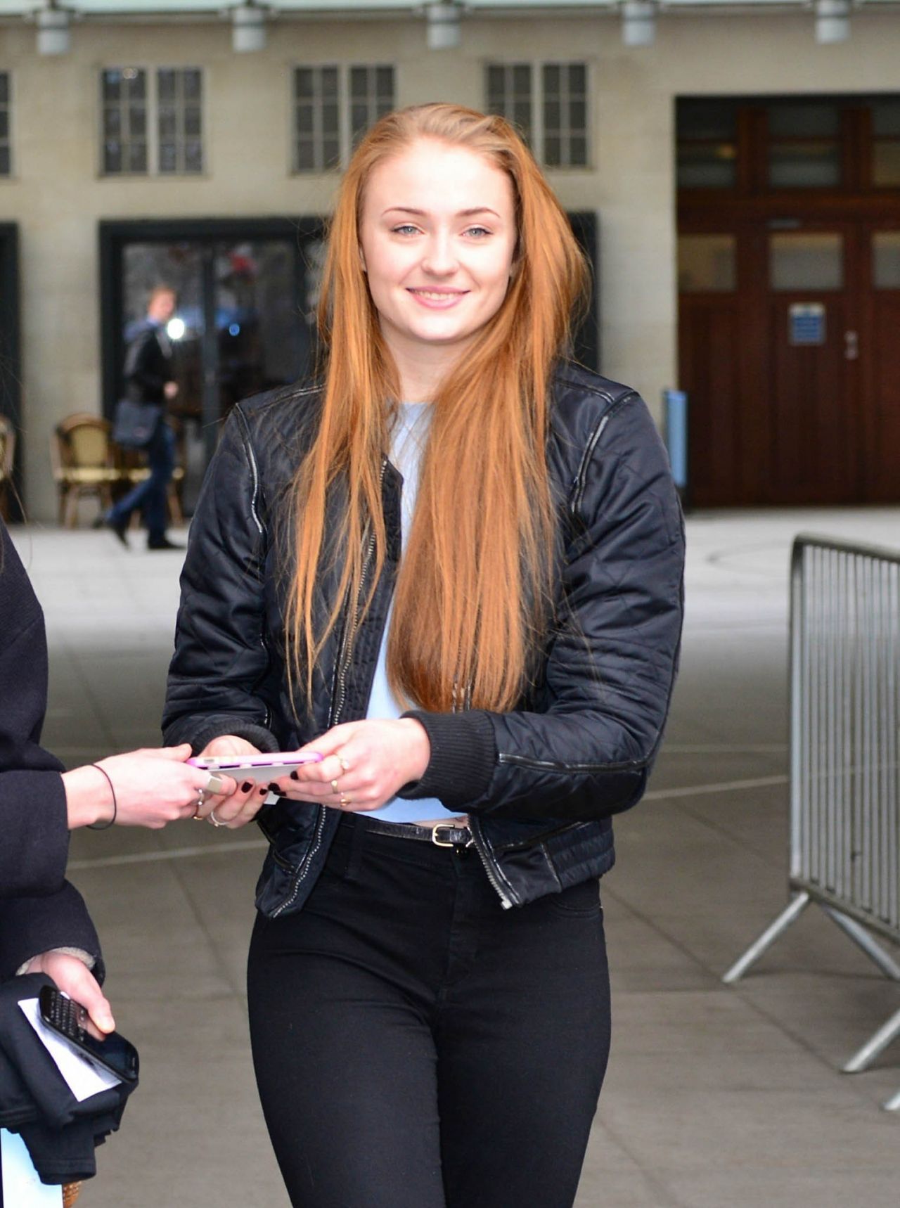 Sophie Turner Arriving to The Radio 1 Breakfast Show in London - April 20151280 x 1718