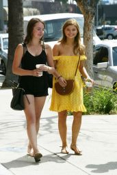 Stefanie Scott Street Style - at the Farmers Market in Hollywood - April 2015