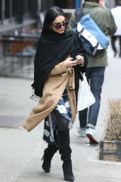 Vanessa Hudgens Casual Style - Out in NYC, April 2015