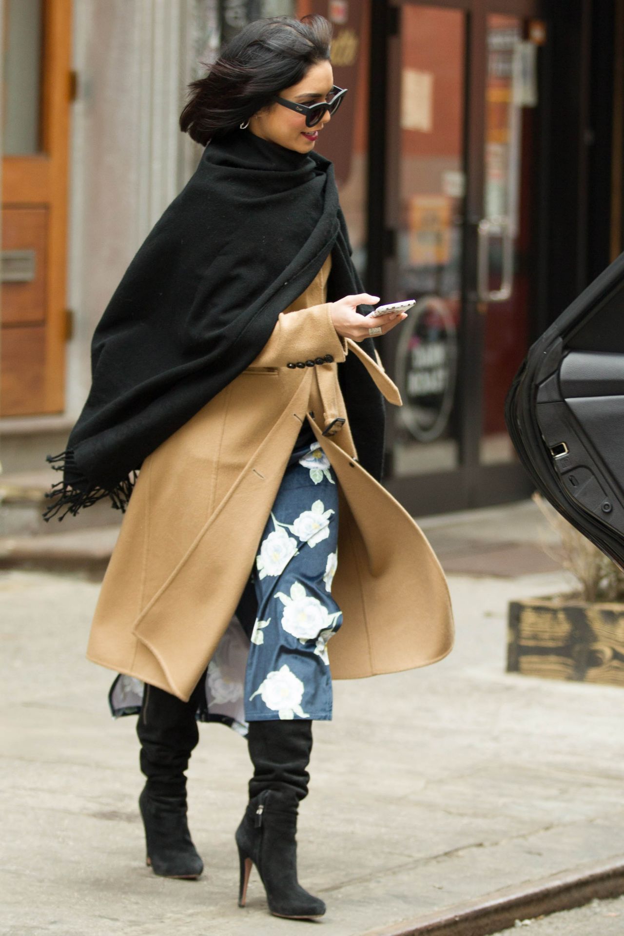 Vanessa Hudgens Casual Style - Out in NYC, April 2015 ...