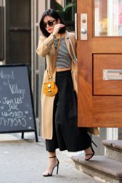 Vanessa Hudgens Spring Style - Leaving Her Apartment in Soho, April 2015