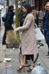 Vanessa Hudgens Style - Leaving Her Hotel in New York City, April 2015