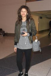 Zendaya at LAX Airport, March 2015