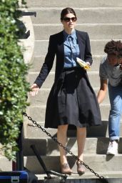 Alexandra Daddario - On the Set of The Layover in Vancouver, May 2015