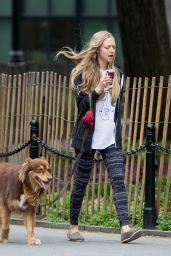 Amanda Seyfried - Out With Finn in NYC, May 2015