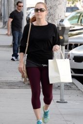 Amy Adams in Leggings - Shopping in Los Angeles, April 2015