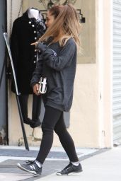Ariana Grande in Leggings - Out in West Hollywood, May 2015