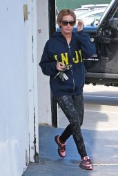 Ashley Tisdale - Leaves the Gym in Melrose, May 2015