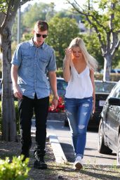 Ava Sambora in Ripped Jeans - Out in Calabasas, May 2015