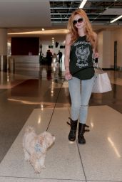 Bella Thorne at LAX Airport, May 2015