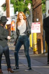 Bella Thorne in Jeans - Arriving at Jimmy Kimmel Live!, May 2015