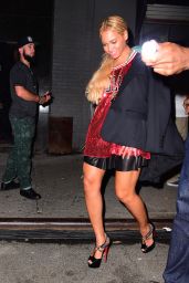 Beyoncé Night Out Style - Leaving Terminal 5 in NYC, May 2015