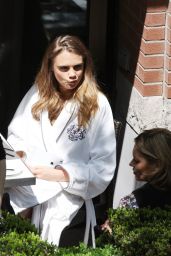 Cara Delevingne - On the Set of a Photoshoot in Toronto, May 2015