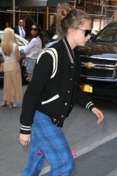Cara Delevingne Street Style - Out in NYC, May 2015