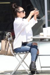 Cara Santana - Out for Lunch in Los Angeles, May 2015