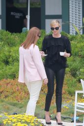 Charlize Theron Candids - Eden Roc Hotel in Cannes, May 2015