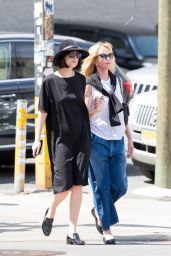 Dakota Johnson - With Her Mother Melanie Griffith Walking Around Tribeca in NY, May 2015