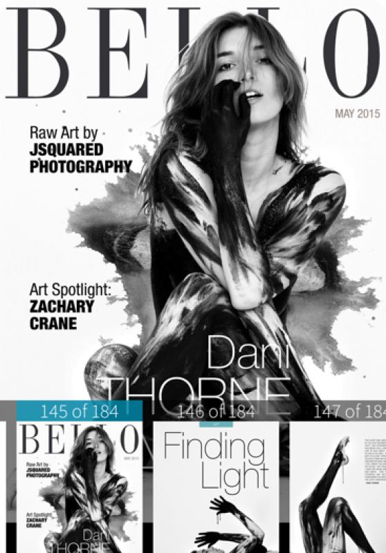 Dani Thorne Bodypaint - Bello Magazine, May 2015