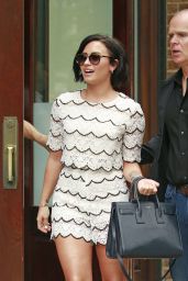 Demi Lovato Leaving the Greenwich Hotel in New York City, May 2015