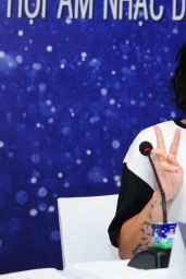 Demi Lovato - YAN Beatfest Press Conference in Vietnam