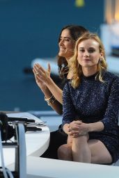 Diane Kruger & Salma Hayek - Canal Plus TV Station in Cannes, May 2015