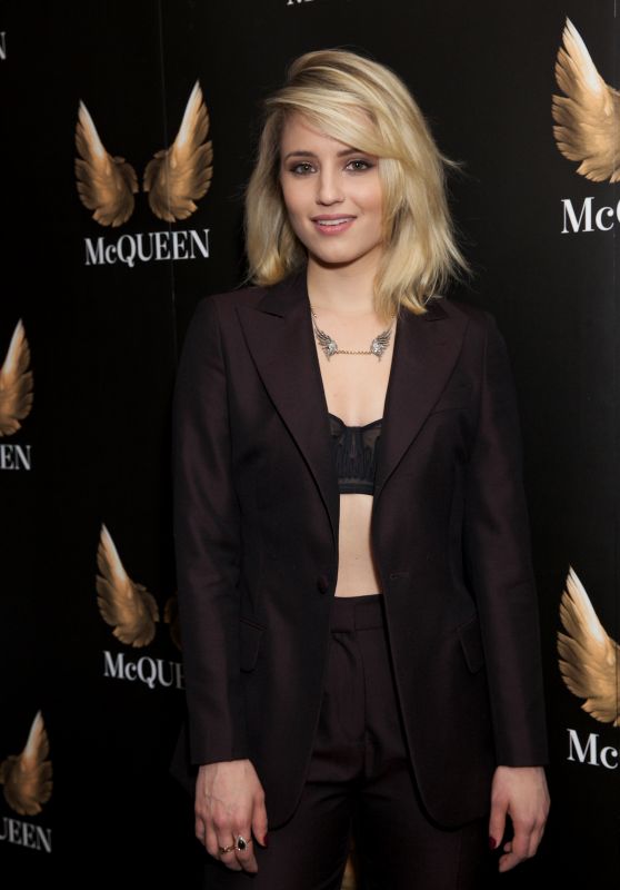 Dianna Agron - McQueen The Play Press Night in London, May 2015