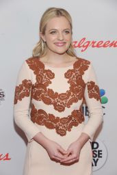 Elisabeth Moss - Red Nose Day Charity Event in NYC, May 2015