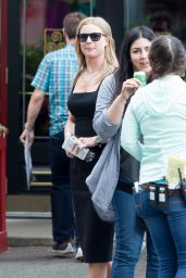Emily VanCamp on the Set of 