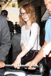 Emma Stone at LAX Airport, May 2015