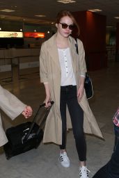 Emma Stone at Nice Airport, May 2015