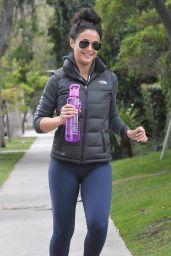 Emmanuelle Chriqui Booty in Tights, Out in Los Angeles, May 2015