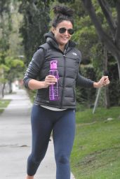 Emmanuelle Chriqui Booty in Tights, Out in Los Angeles, May 2015