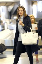 Emmy Rossum at LAX Airport in Los Angeles - May 2015
