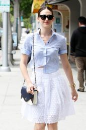 Emmy Rossum Casual Style - Out in Beverly Hills, May 2015