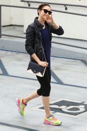 Emmy Rossum - Leaving a Gym After a Workout in West Hollywood, May 2015