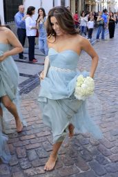 Eva Longoria - Goes Barefoot as a Member Close Friends Bridal Party in Cordoba, May 2015