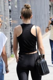 Gigi Hadid in Tights - Out in New York CIty, May 2015