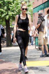 Gigi Hadid in Tights - Out in New York CIty, May 2015